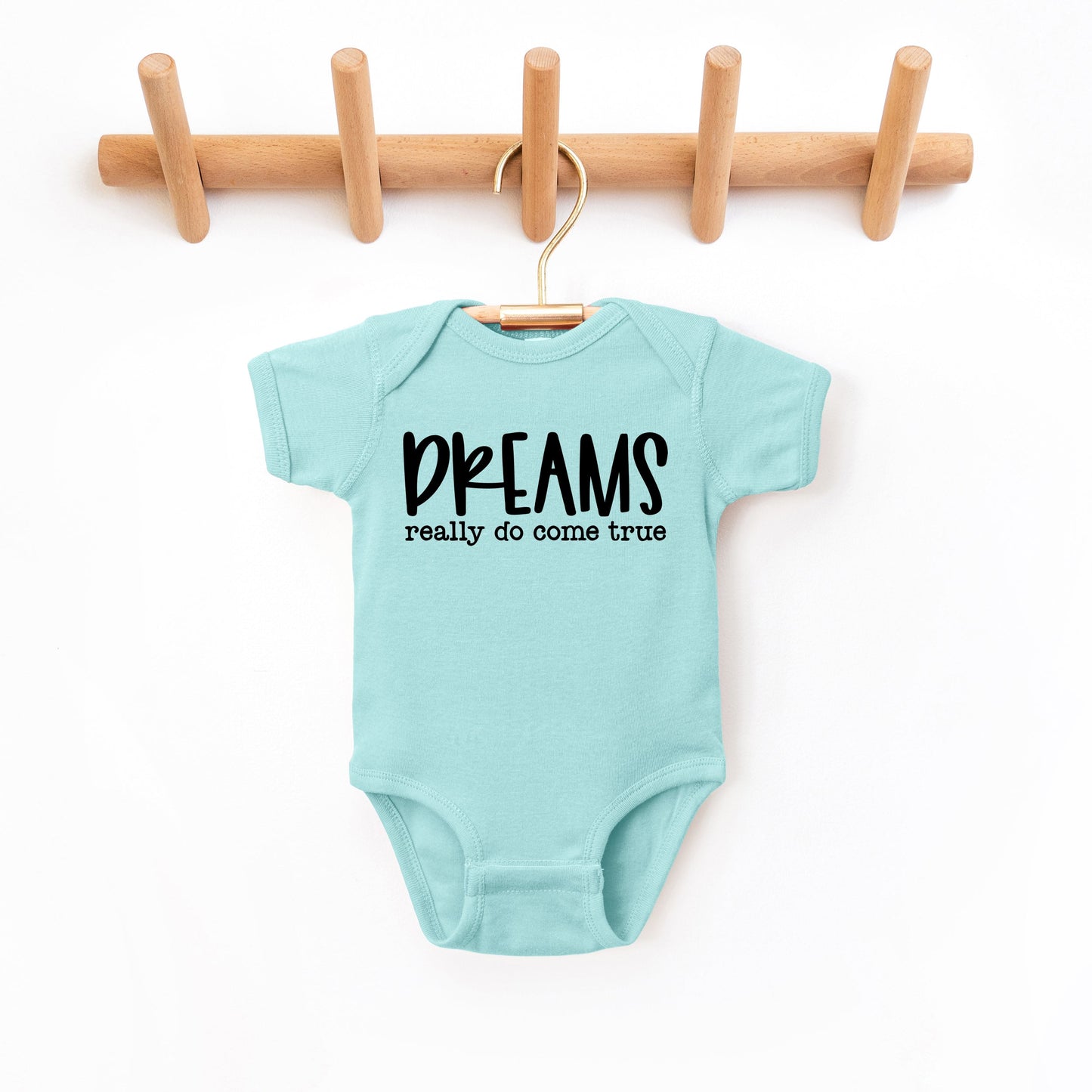 Dreams Really Do Come True | Baby Graphic Short Sleeve Bodysuit