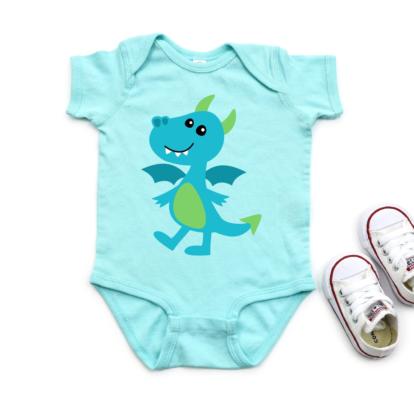 Blue Dragon | Baby Graphic Short Sleeve Bodysuit