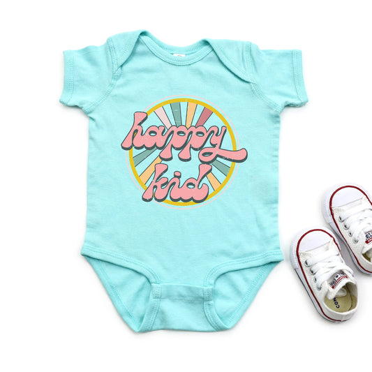 Happy Kid Rays | Baby Graphic Short Sleeve Bodysuit