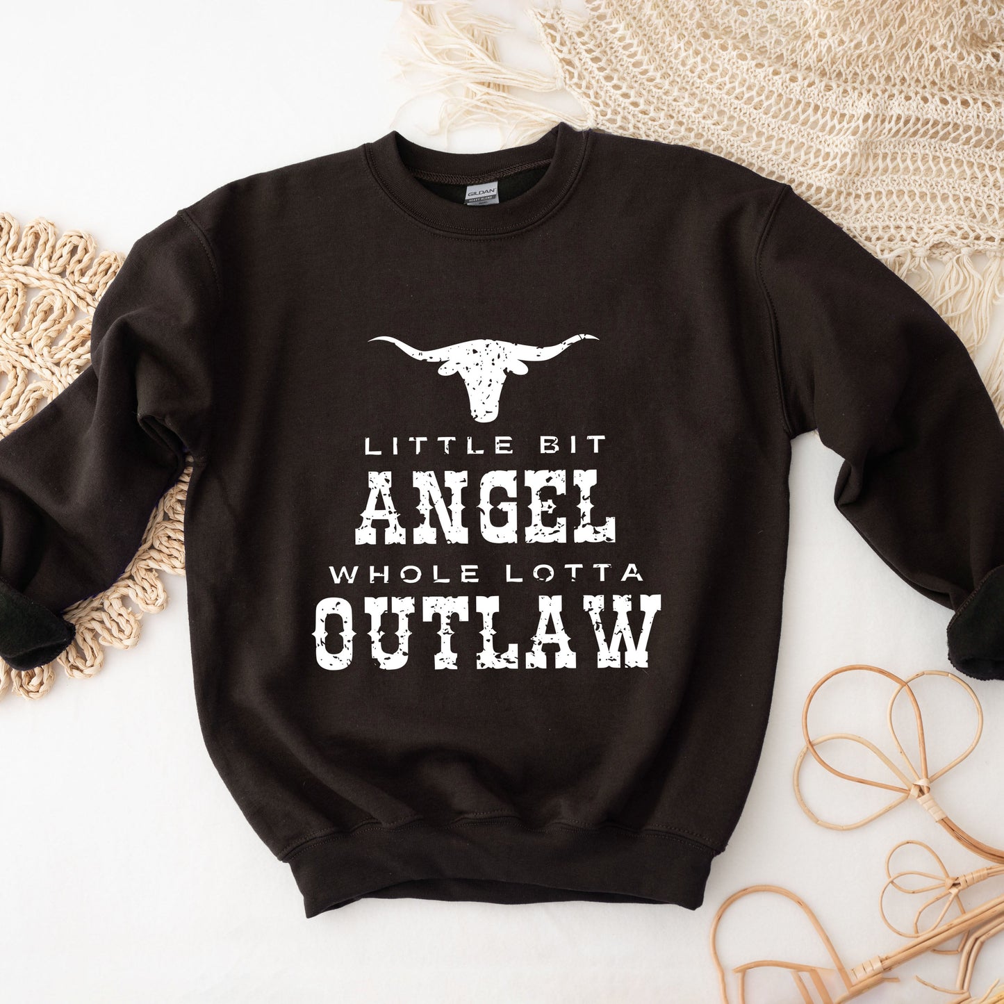 Little Bit Angel Horns | Sweatshirt