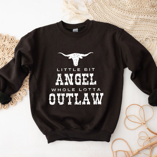 Little Bit Angel Horns | Sweatshirt