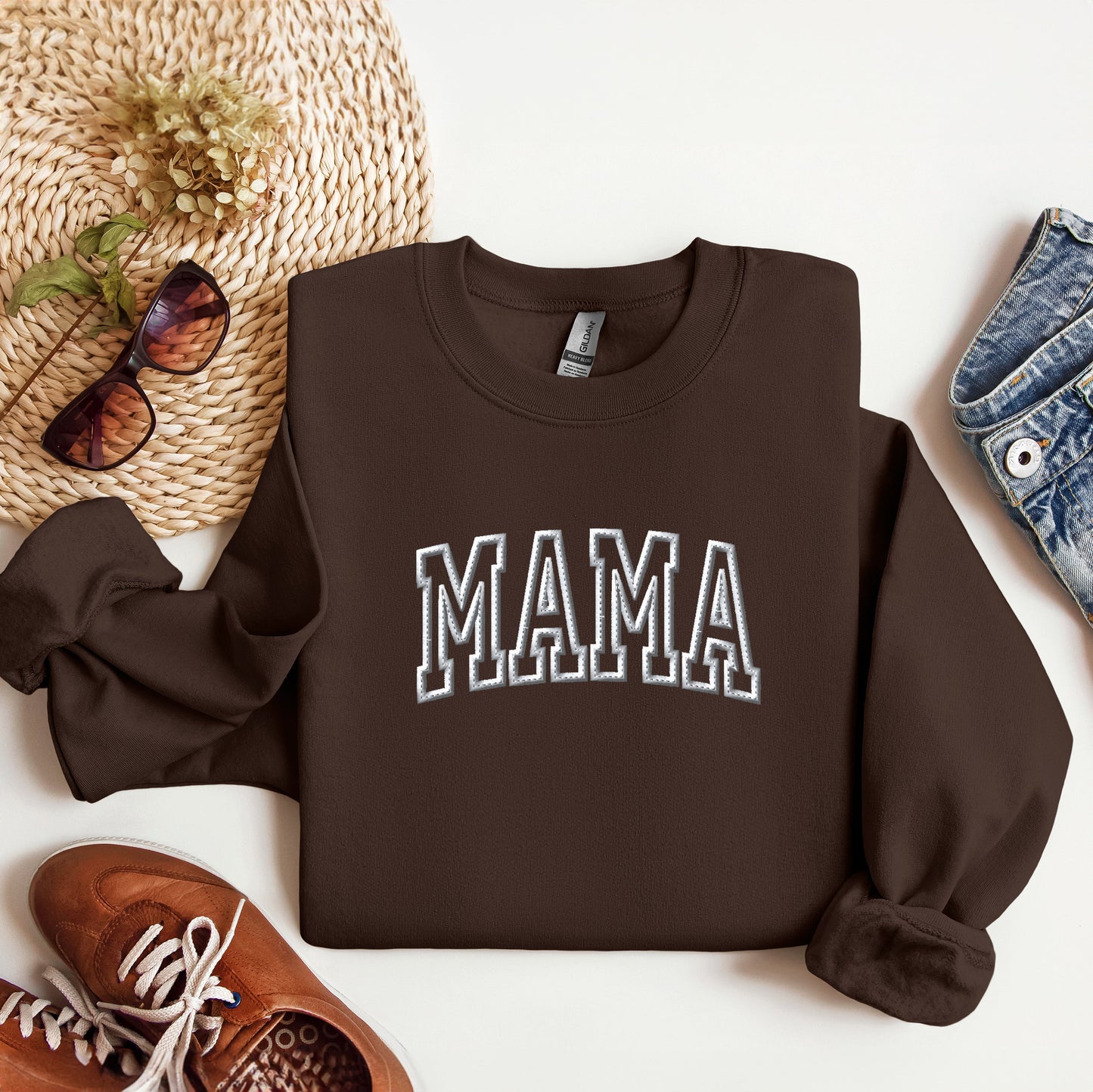 Embroidered Mama | Sweatshirt