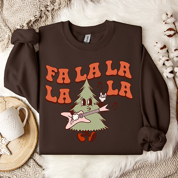 Fa La La Rockin Tree | Sweatshirt