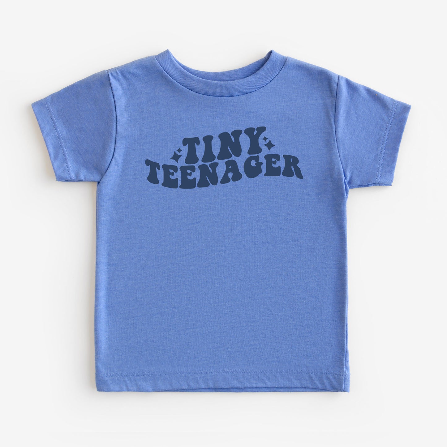 Tiny Teenager Wavy | Youth Short Sleeve Crew Neck
