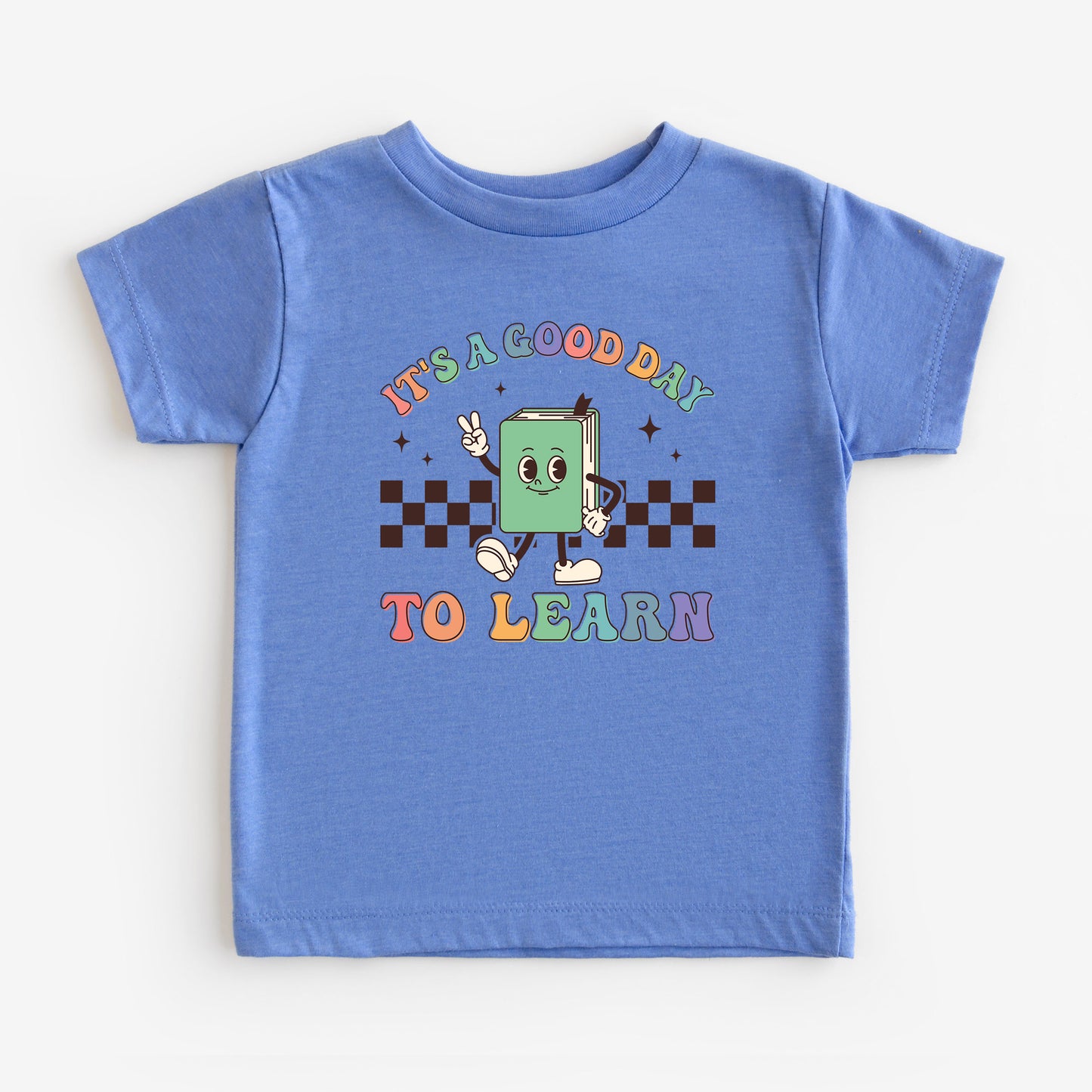 It's A Good Day To Learn Checkered | Youth Graphic Short Sleeve Tee