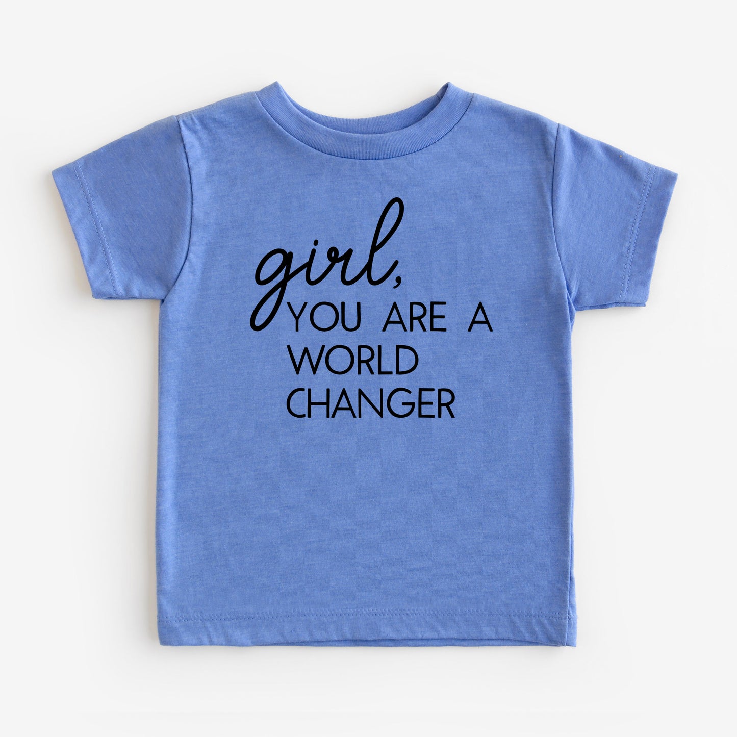 Girl World Changer | Youth Short Sleeve Crew Neck