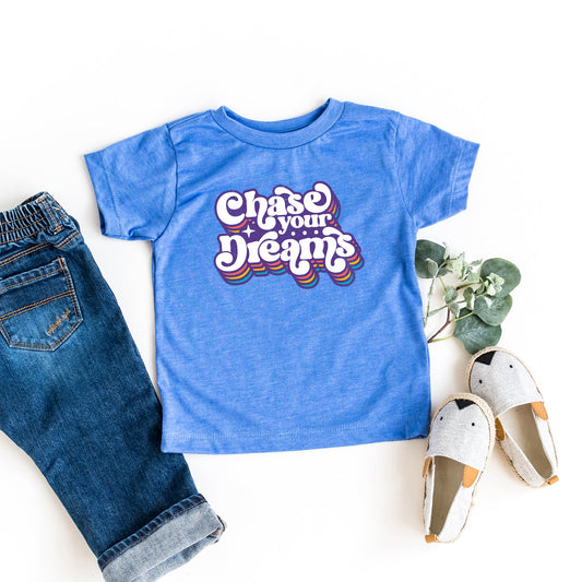 Chase Your Dreams Retro | Toddler Graphic Short Sleeve Tee