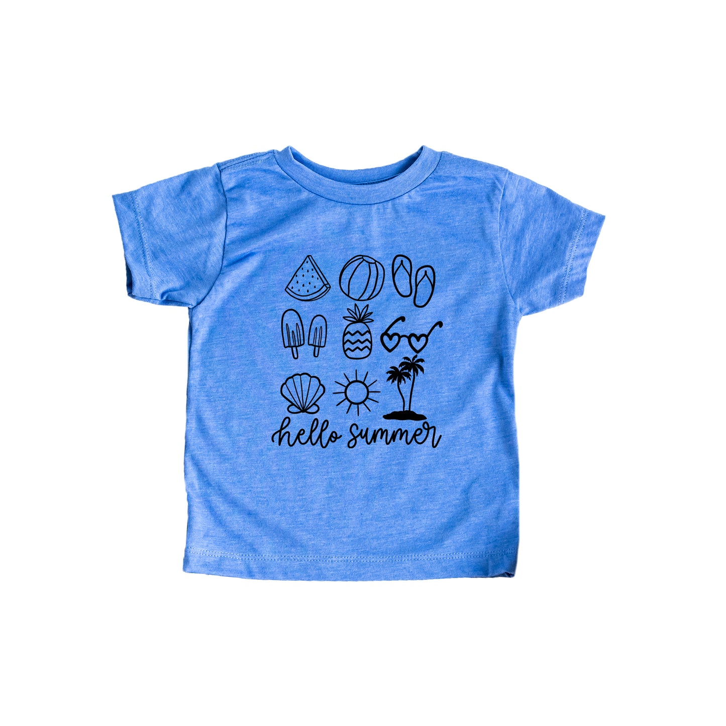 Hello Summer Chart | Toddler Graphic Short Sleeve Tee