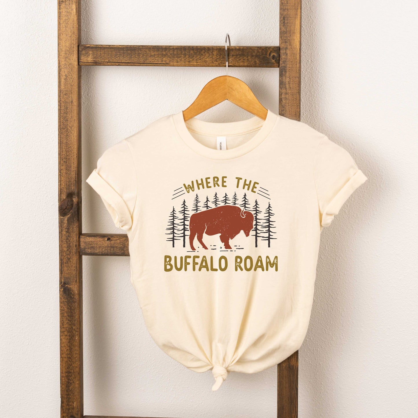 Where The Buffalo Roam | Youth Short Sleeve Crew Neck