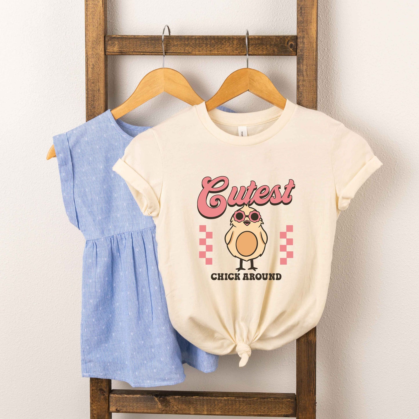 Cutest Chick Around | Youth Short Sleeve Crew Neck