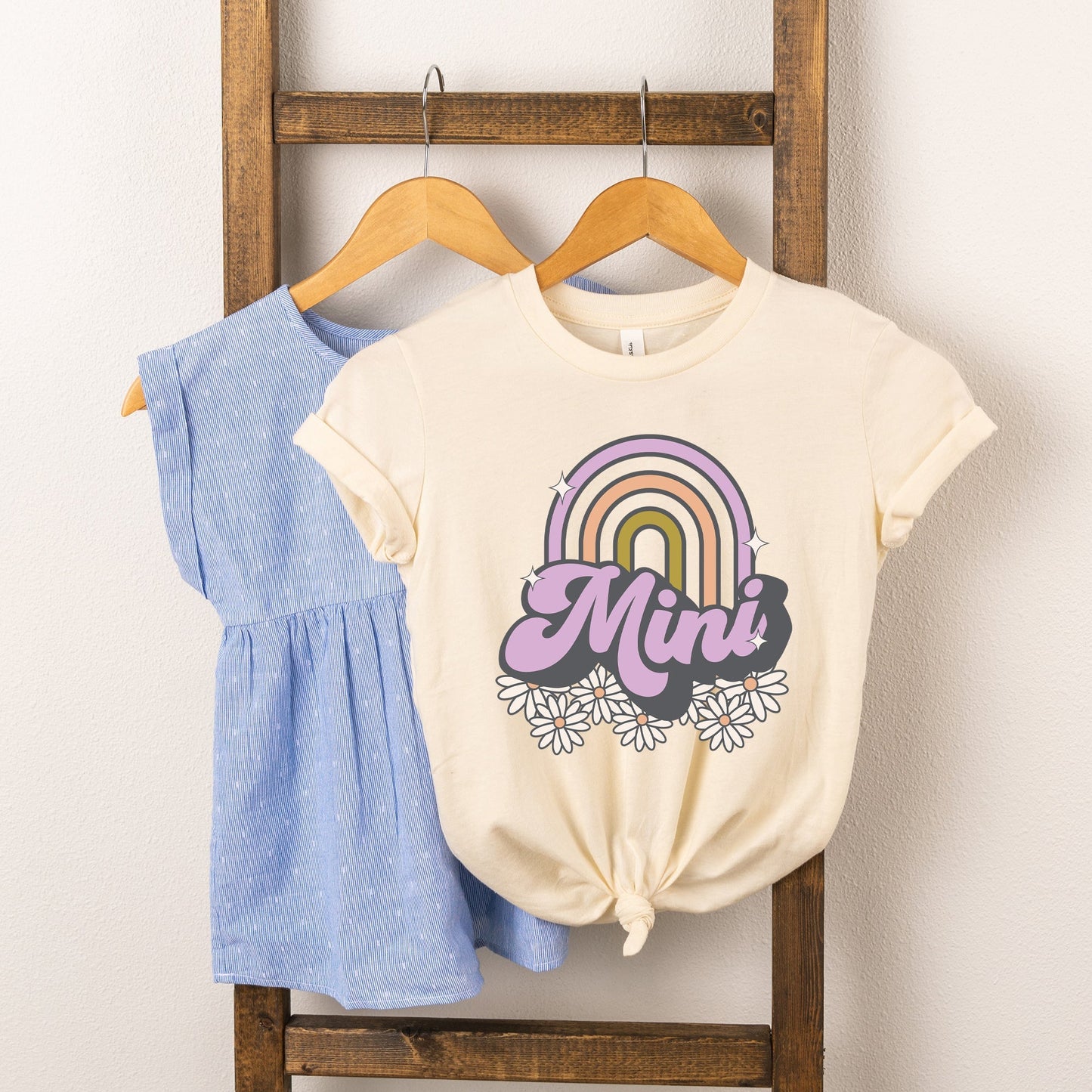 Mini Rainbow Flowers | Youth Graphic Short Sleeve Tee