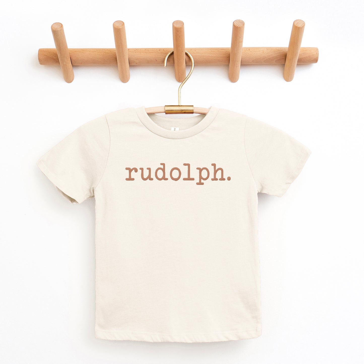 Rudolph Puff Print | Toddler Graphic Short Sleeve Tee