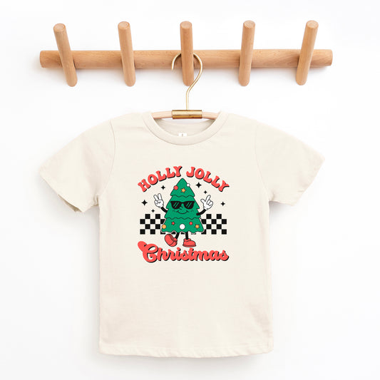 Holly Jolly Christmas Tree | Youth Graphic Short Sleeve Tee