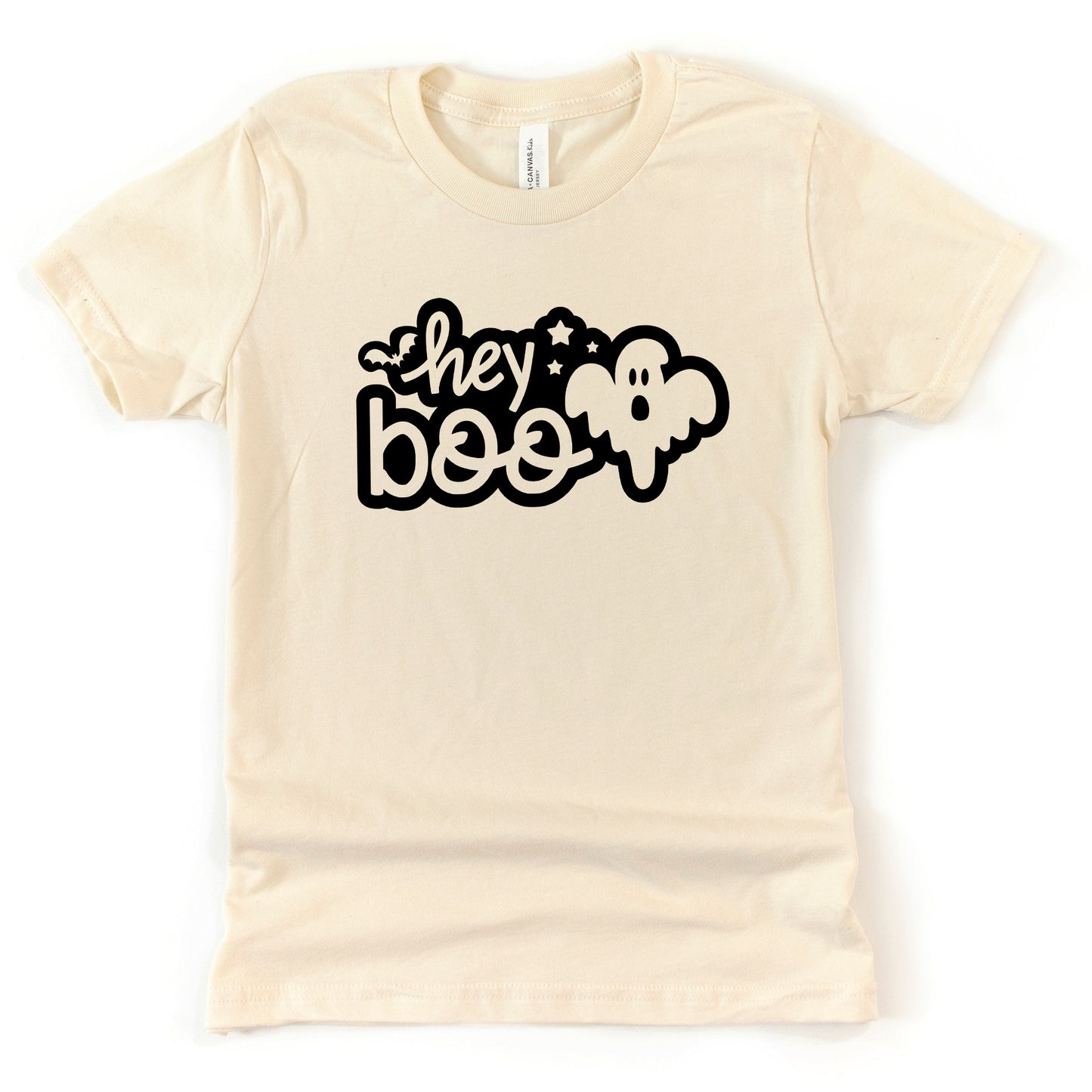 Hey Boo Ghost | Youth Short Sleeve Crew Neck