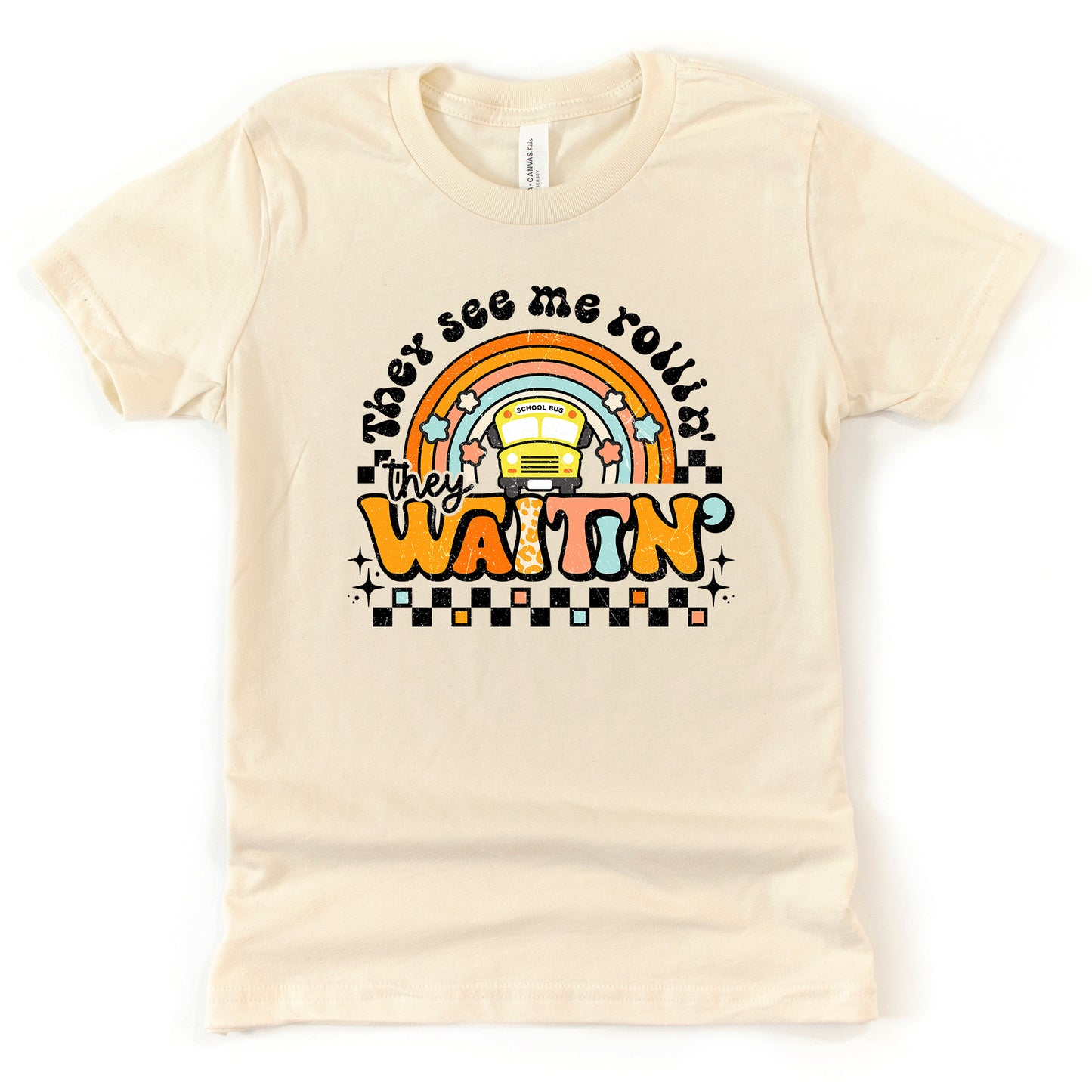 They See Me Rollin' Rainbow | Youth Graphic Short Sleeve Tee