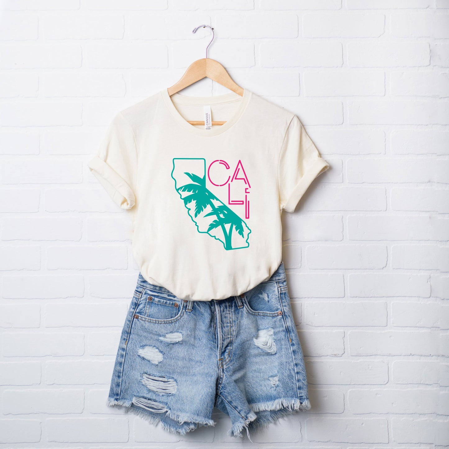 Cali Palm Trees | Short Sleeve Graphic Tee