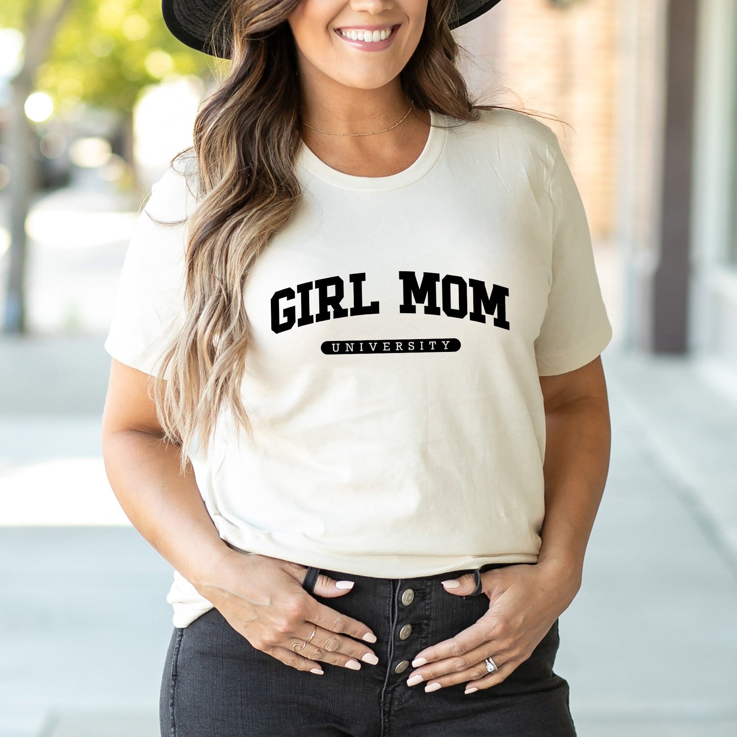 Girl Mom University | Short Sleeve Graphic Tee