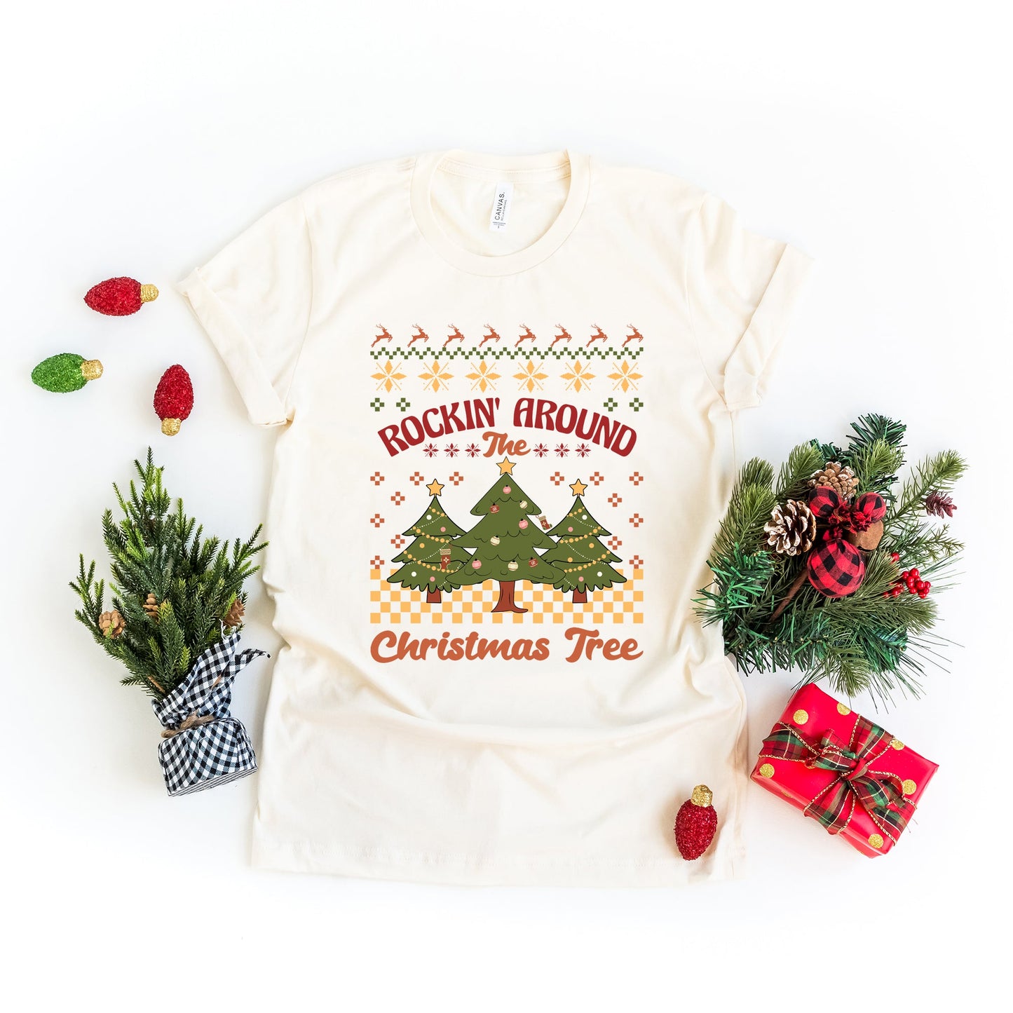 Rockin' Around Tree | Short Sleeve Crew Neck