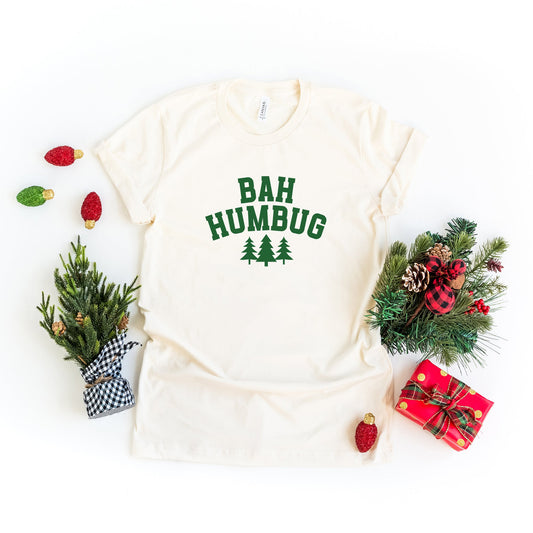 Bah Humbug Trees | Short Sleeve Crew Neck