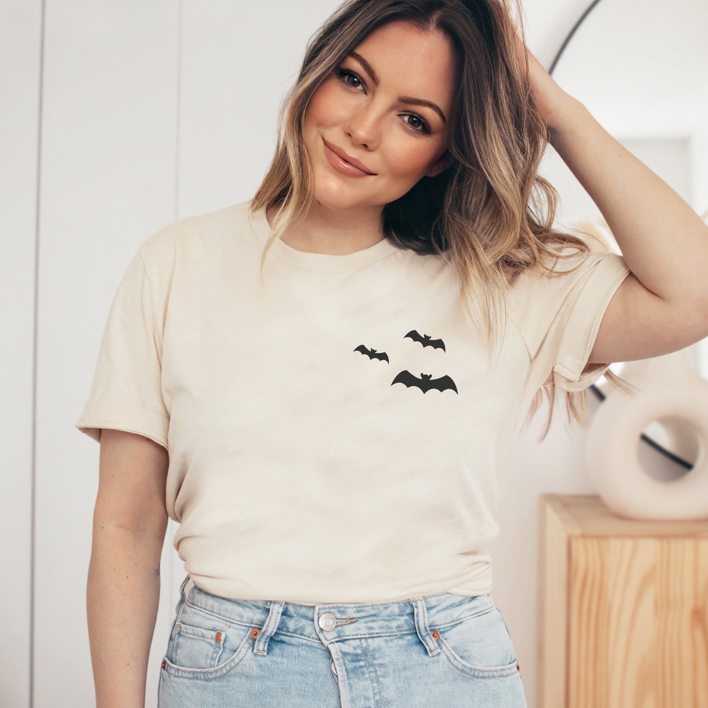 Spooky Nights and Frightful Sights | Front & Back Short Sleeve Graphic Tee