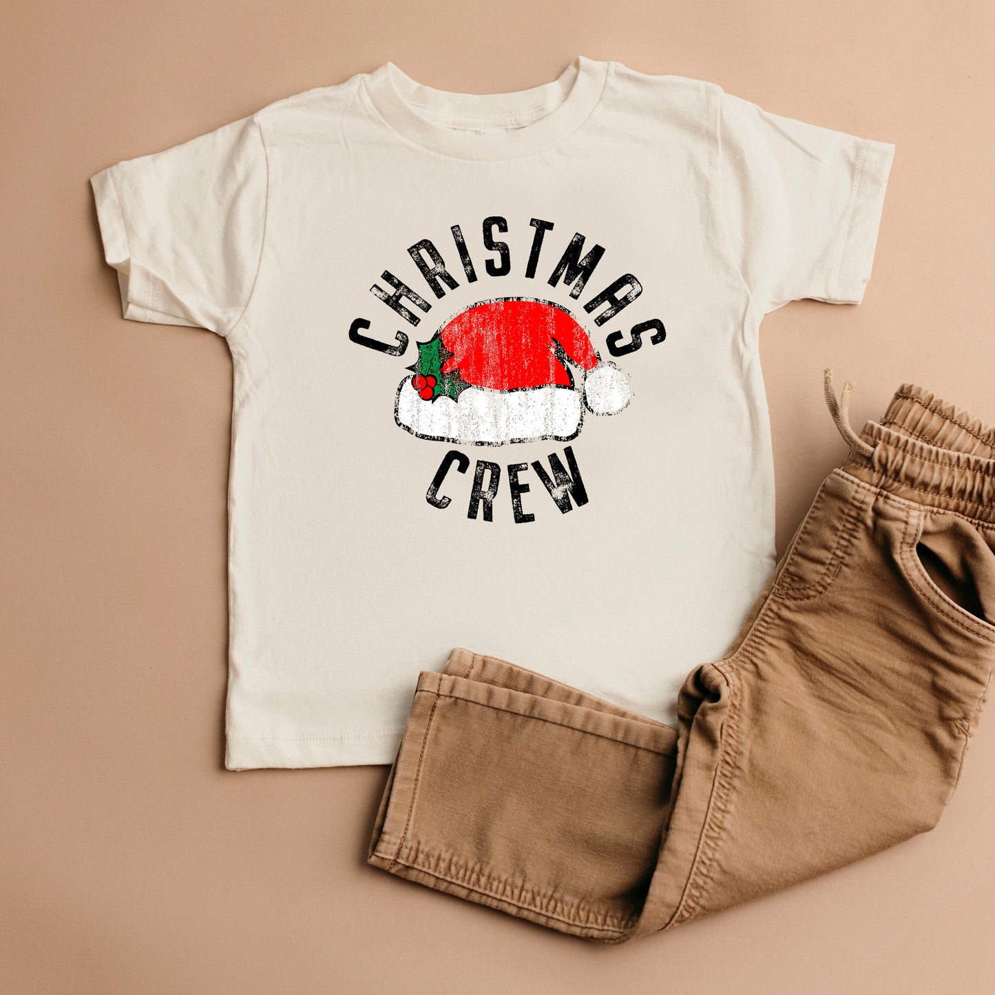 Christmas Crew Hat | Toddler Graphic Short Sleeve Tee