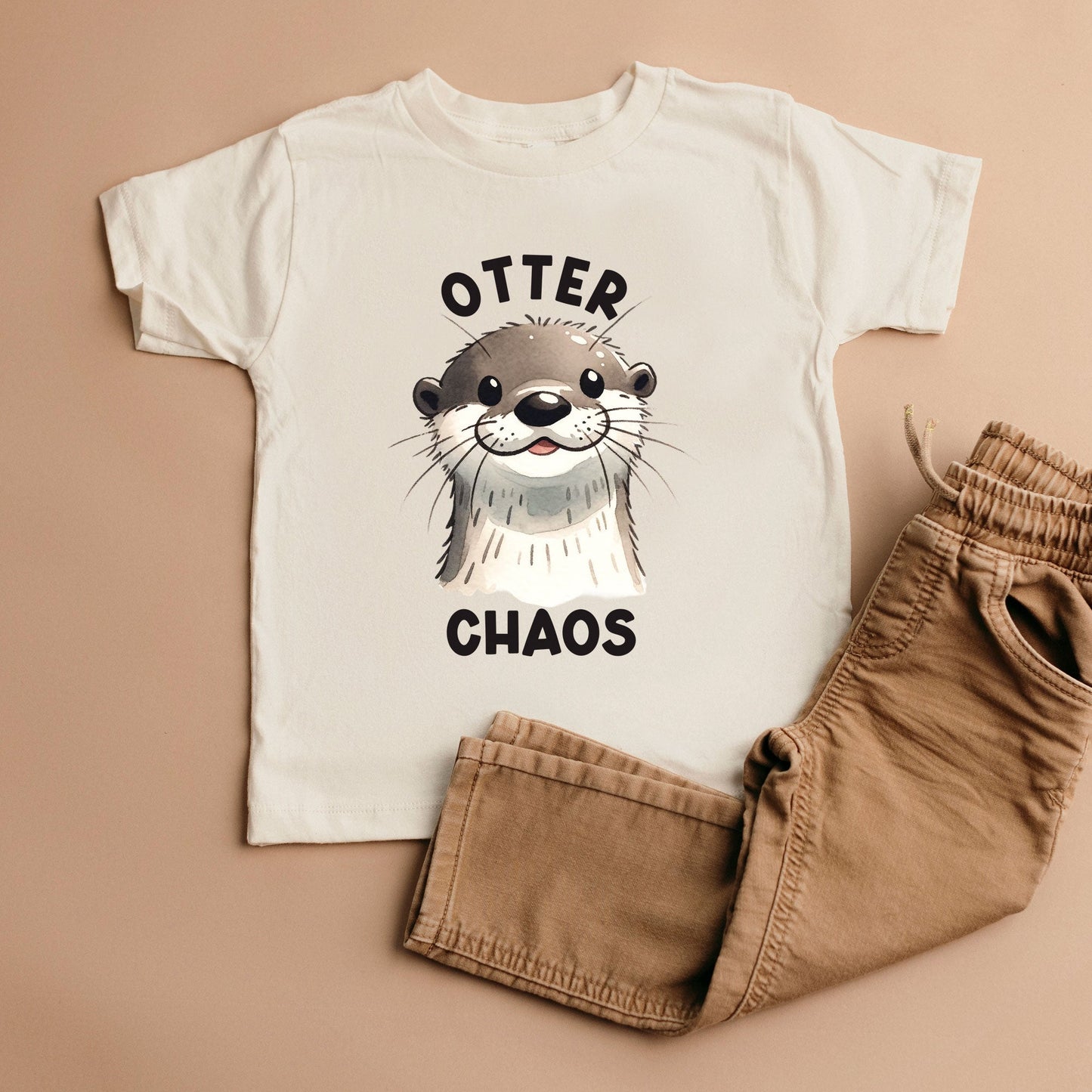 Otter Chaos | Toddler Graphic Short Sleeve Tee