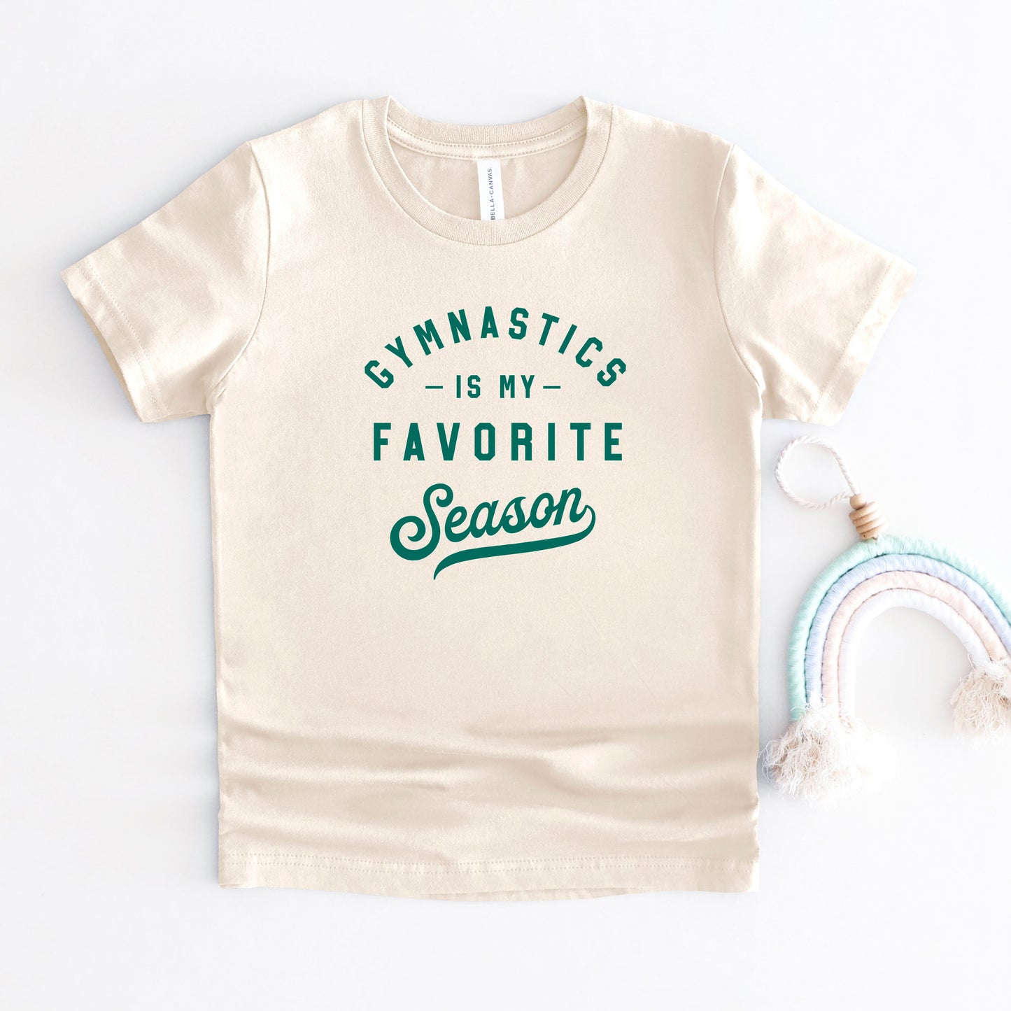 Gymnastics Is My Favorite Season | Youth Short Sleeve Crew Neck