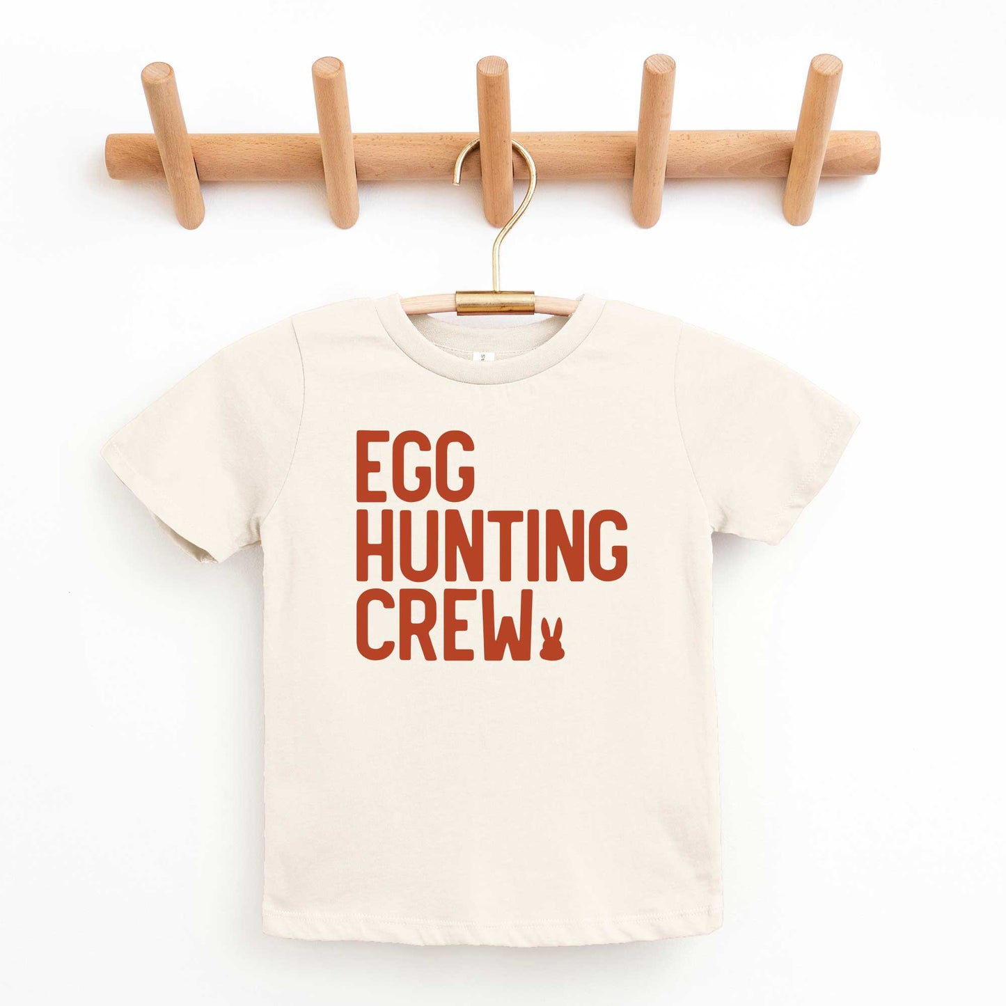 Egg Hunting Crew Bunny | Youth Short Sleeve Crew Neck