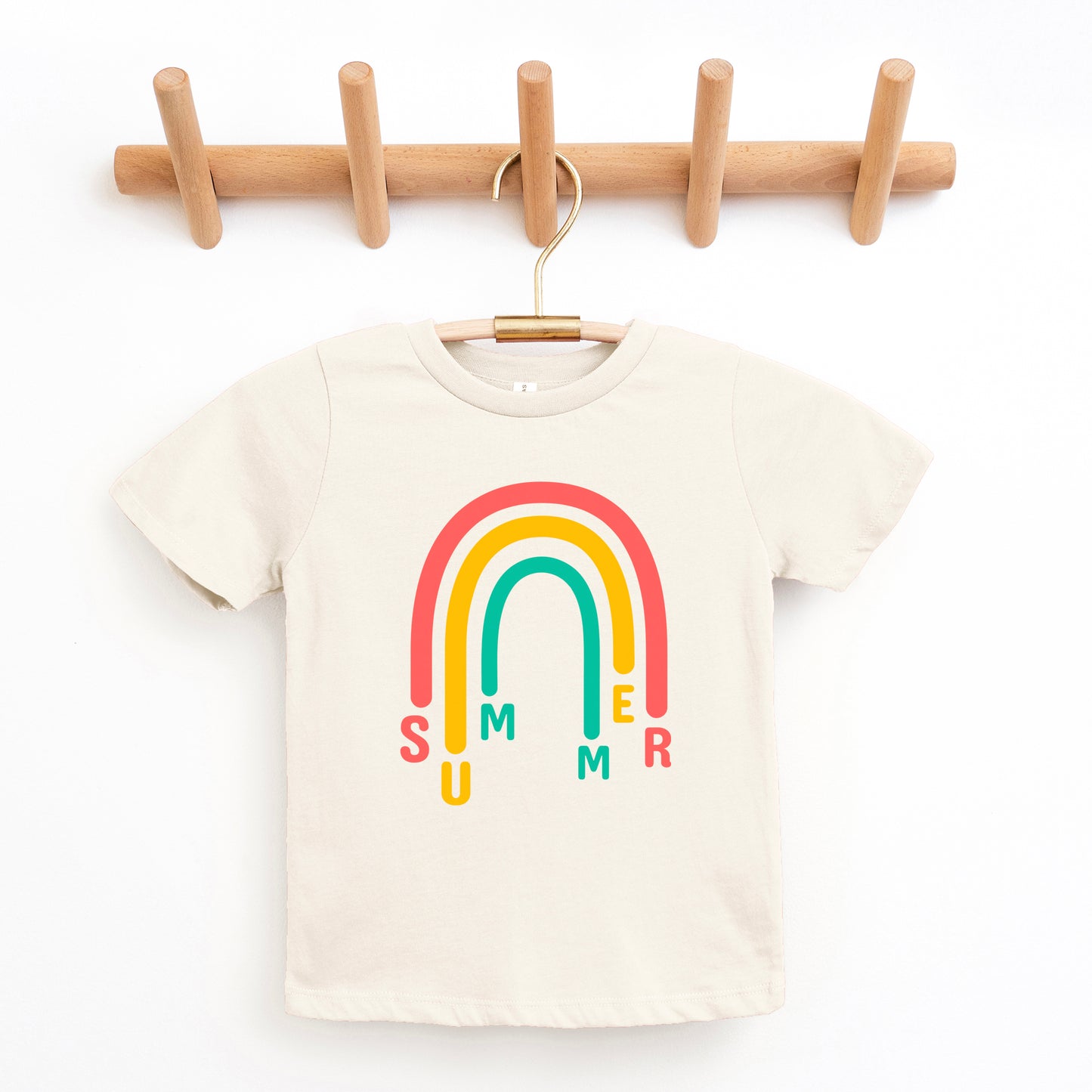 Rainbow Summer | Toddler Graphic Short Sleeve Tee