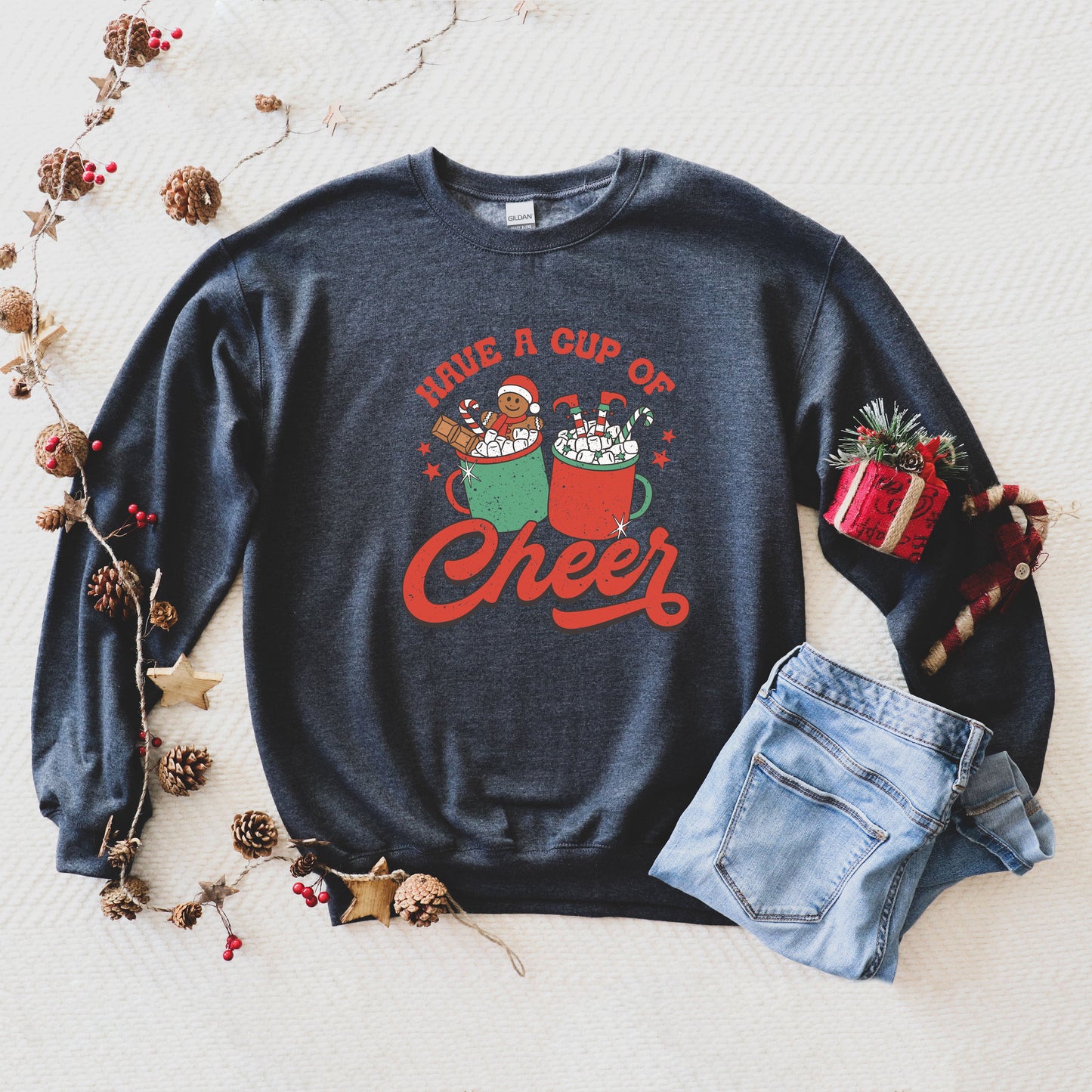 Retro Cup Of Cheer | Sweatshirt