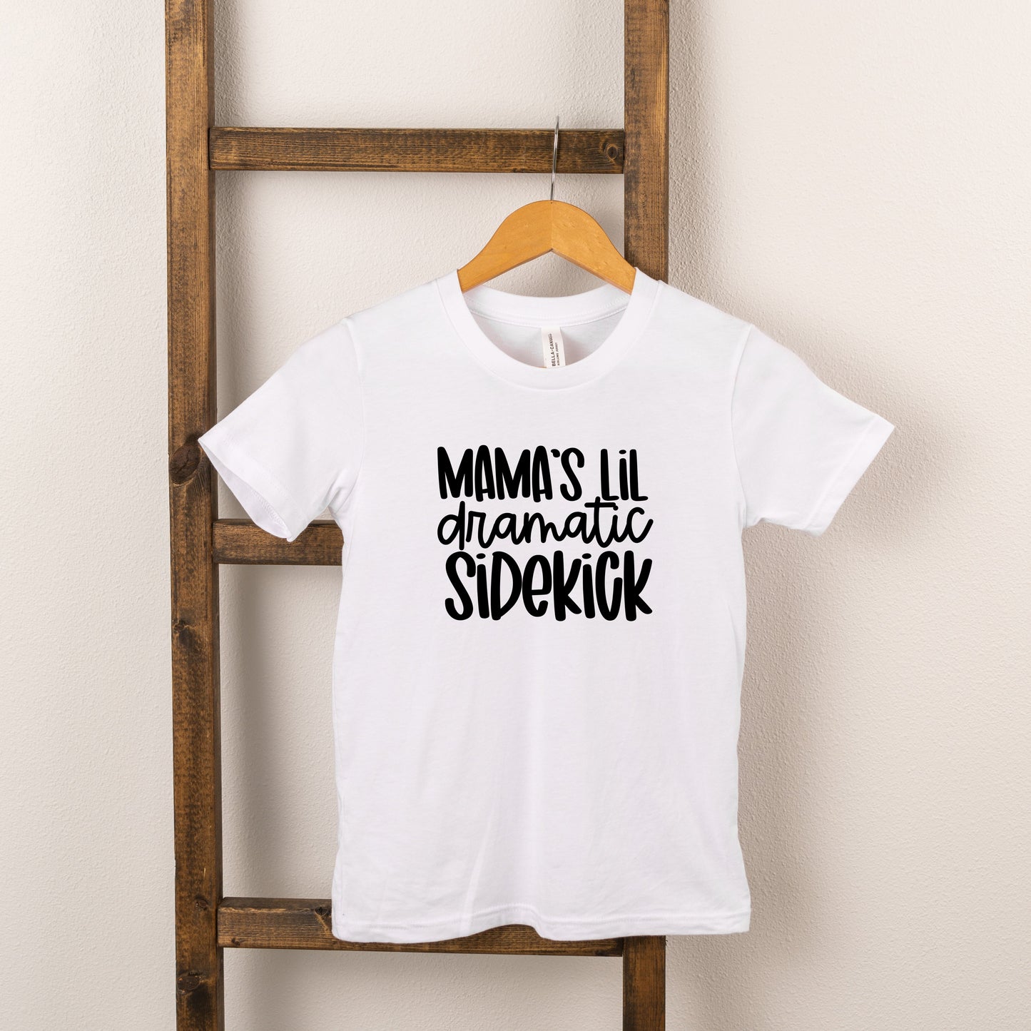 Mama's Lil Dramatic Sidekick | Toddler Short Sleeve Crew Neck