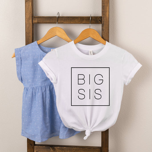 Big Sis Square | Toddler Short Sleeve Crew Neck