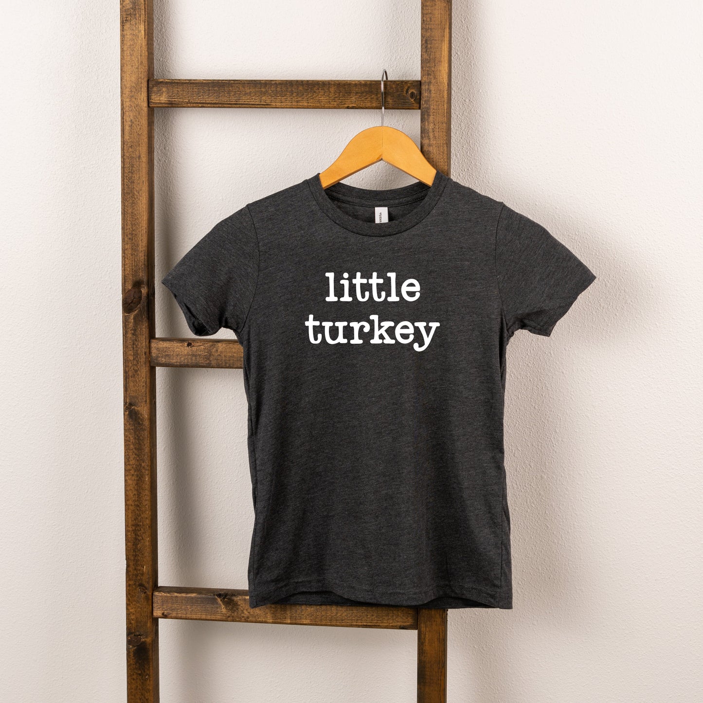 Little Turkey Typewriter | Toddler Short Sleeve Crew Neck