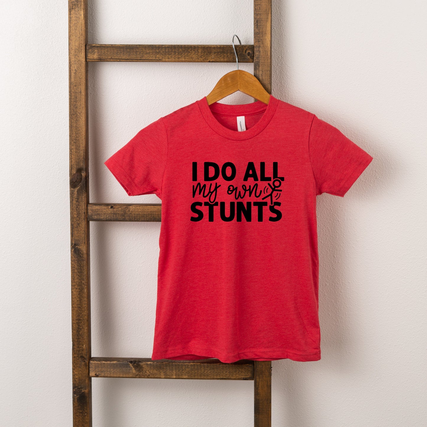 I Do All My Own Stunts | Toddler Short Sleeve Crew Neck