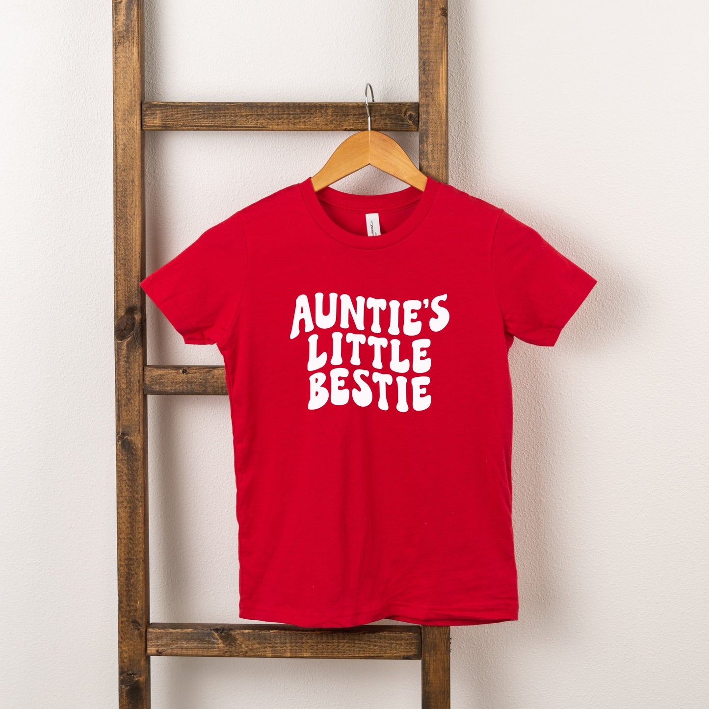 Auntie's Little Bestie | Toddler Short Sleeve Crew Neck