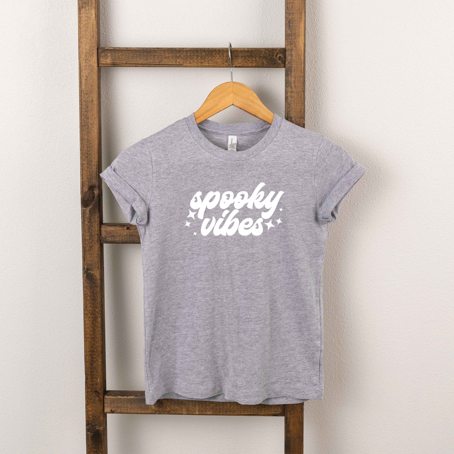Spooky Vibes Stars | Toddler Short Sleeve Crew Neck