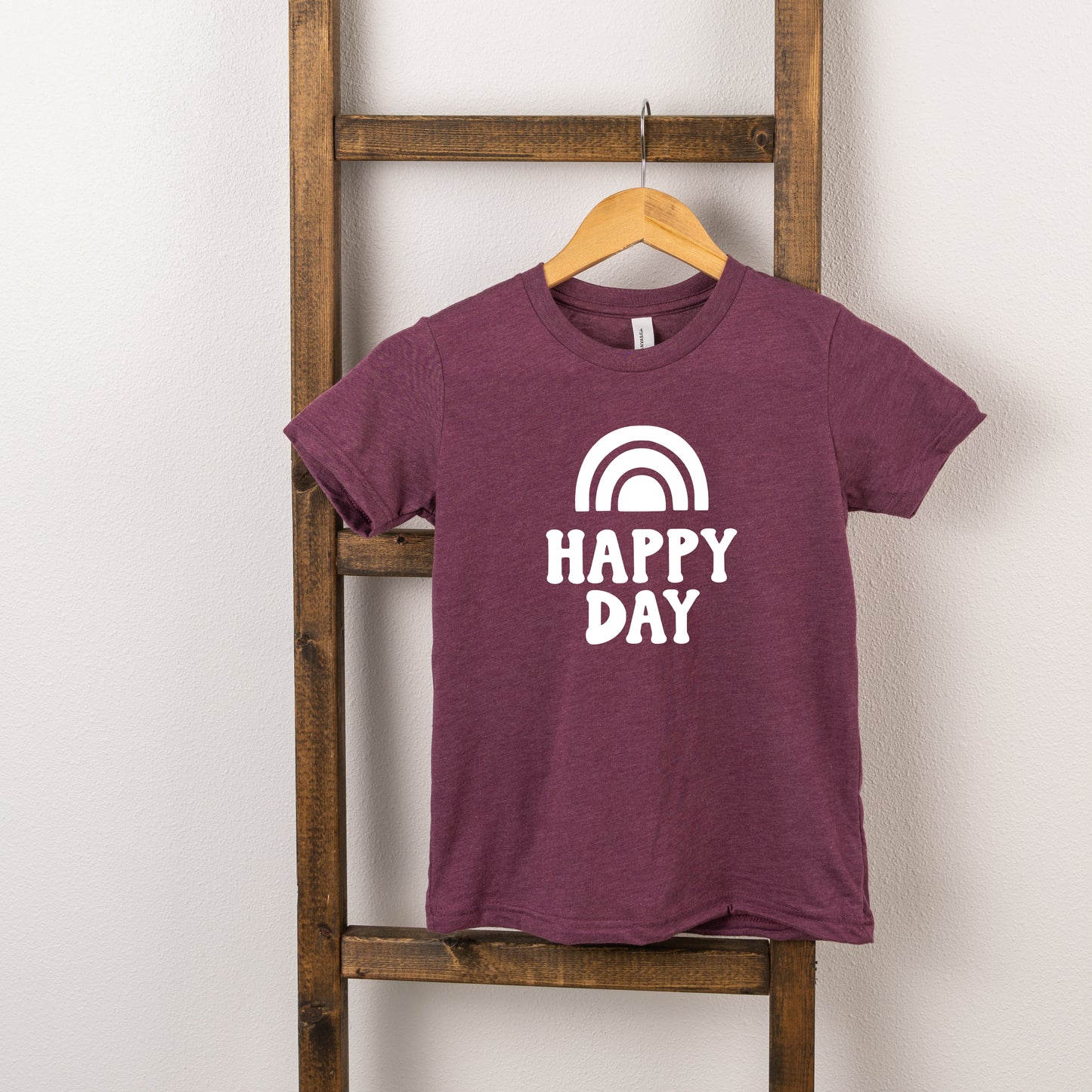 Happy Day Rainbow | Youth Short Sleeve Crew Neck