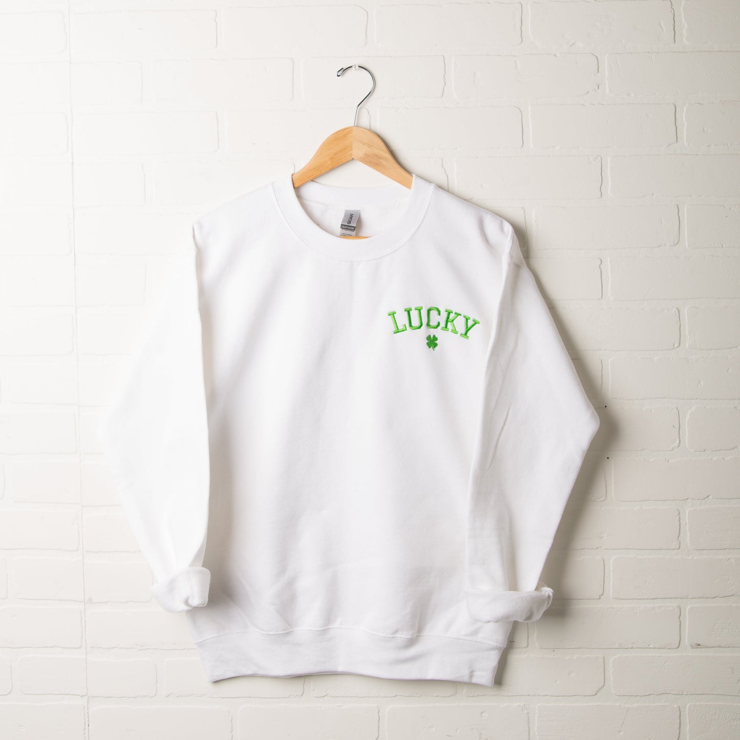 Embroidered Lucky Clover | Sweatshirt