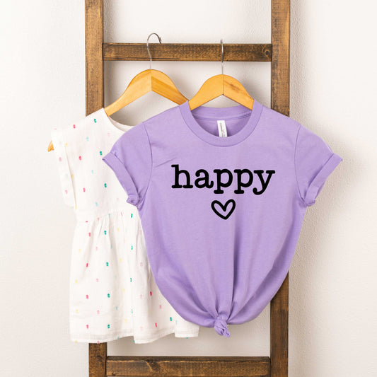 Happy Heart | Youth Short Sleeve Crew Neck