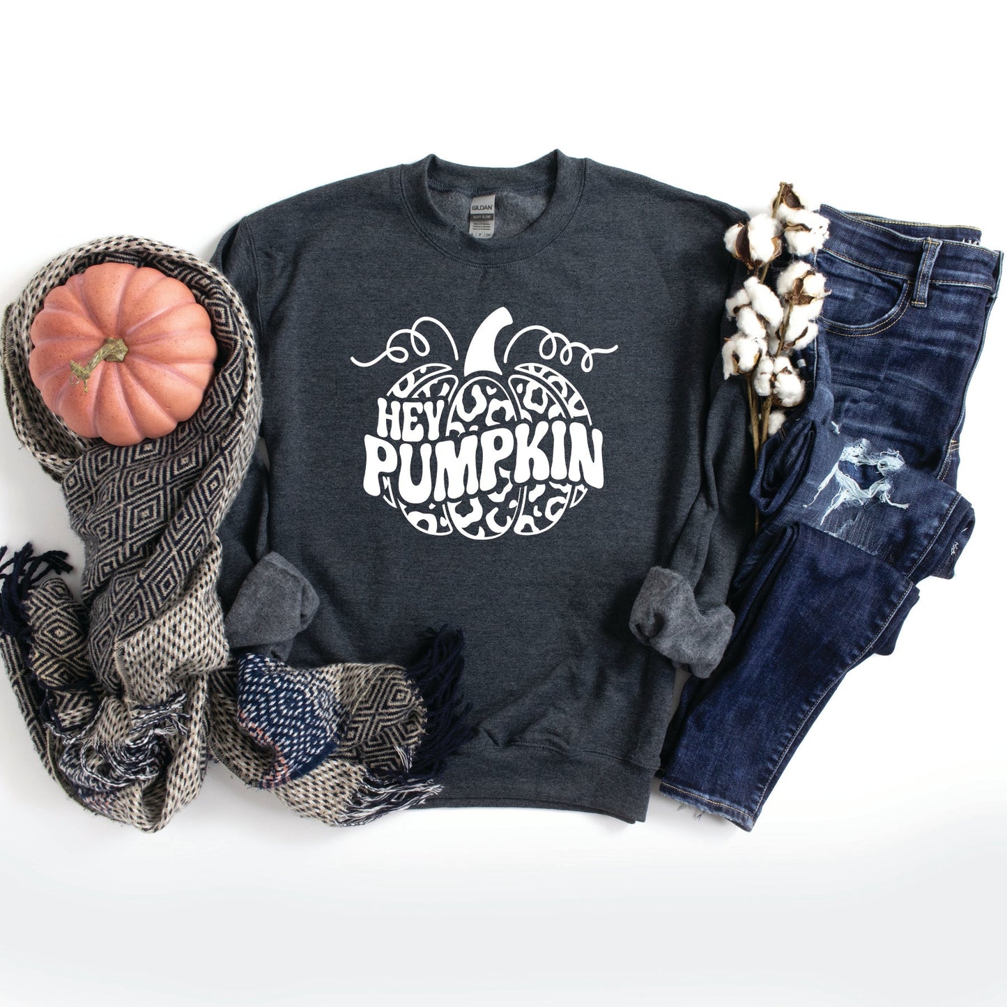 Leopard Hey Pumpkin | Sweatshirt