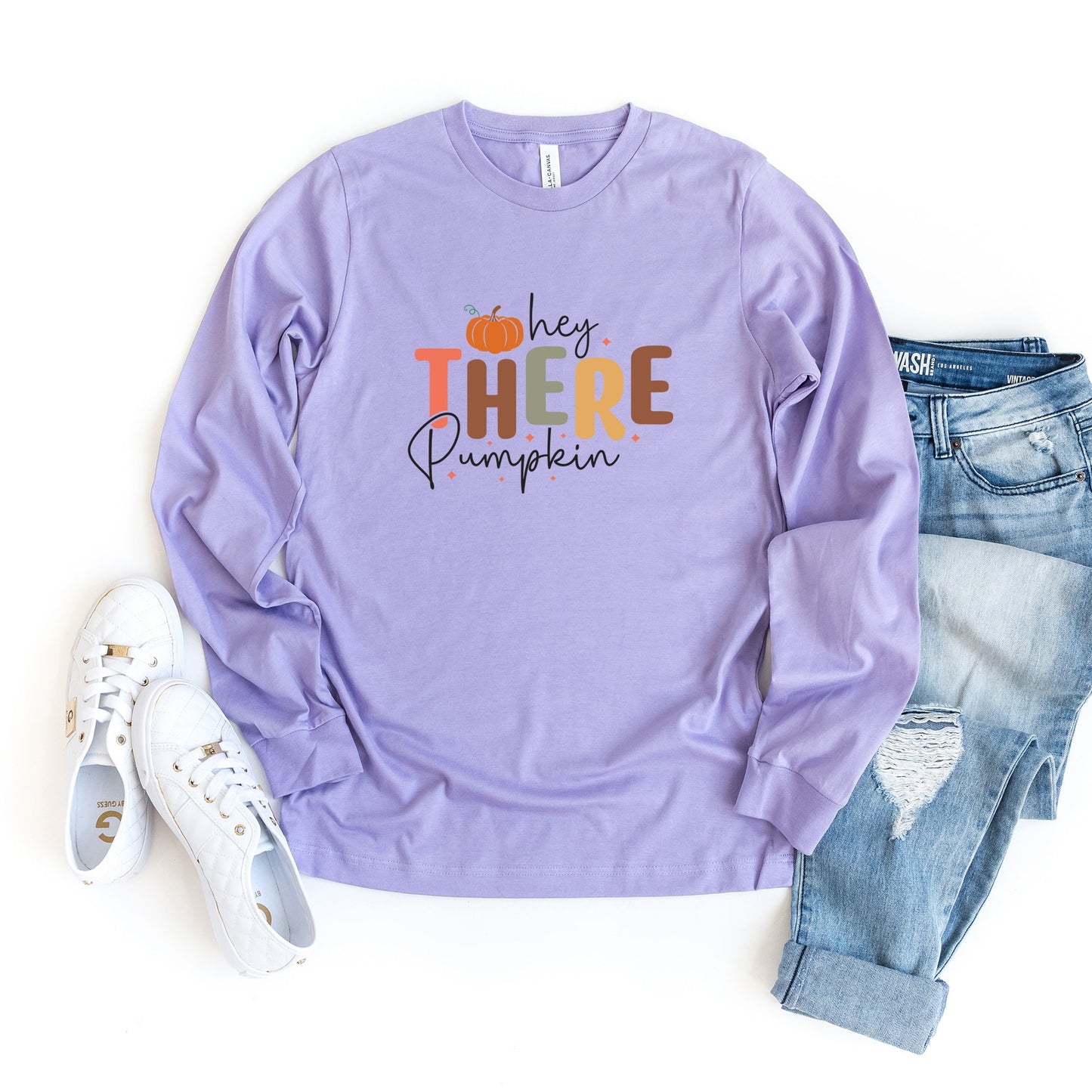 Hey There Pumpkin | Long Sleeve Crew Neck