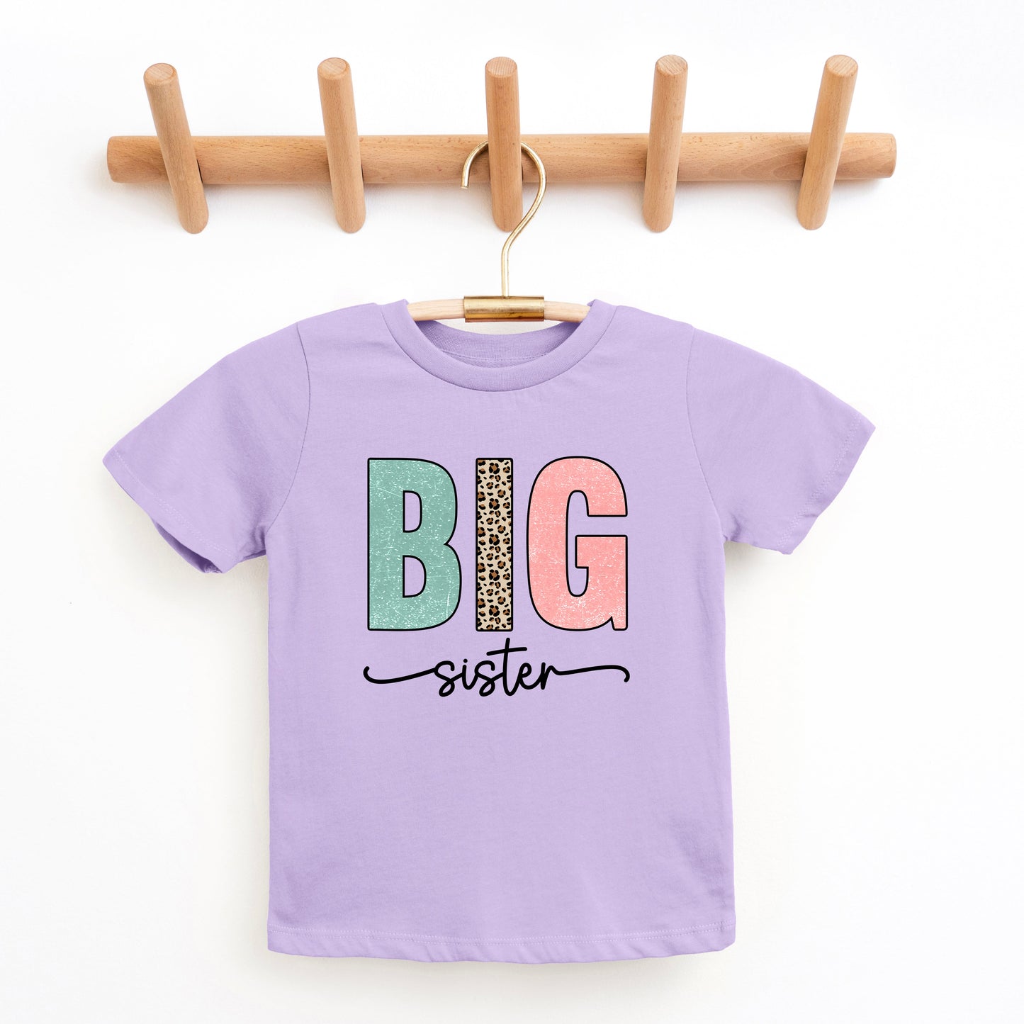 Big Sister Leopard | Youth Graphic Short Sleeve Tee