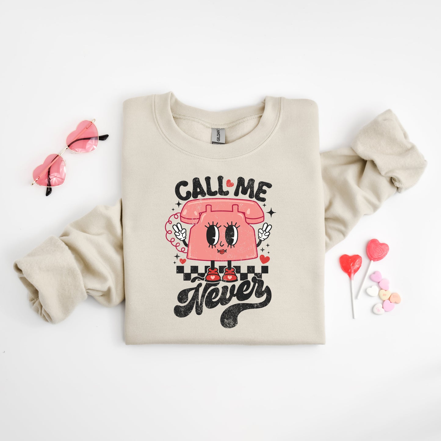 Call Me Never Phone | Sweatshirt