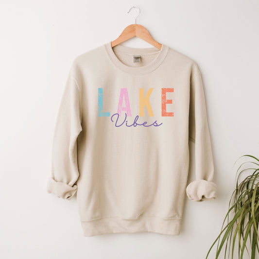 Lake Vibes Cursive | Sweatshirt