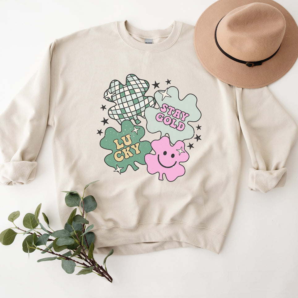 Stay Gold Lucky Shamrocks | Sweatshirt