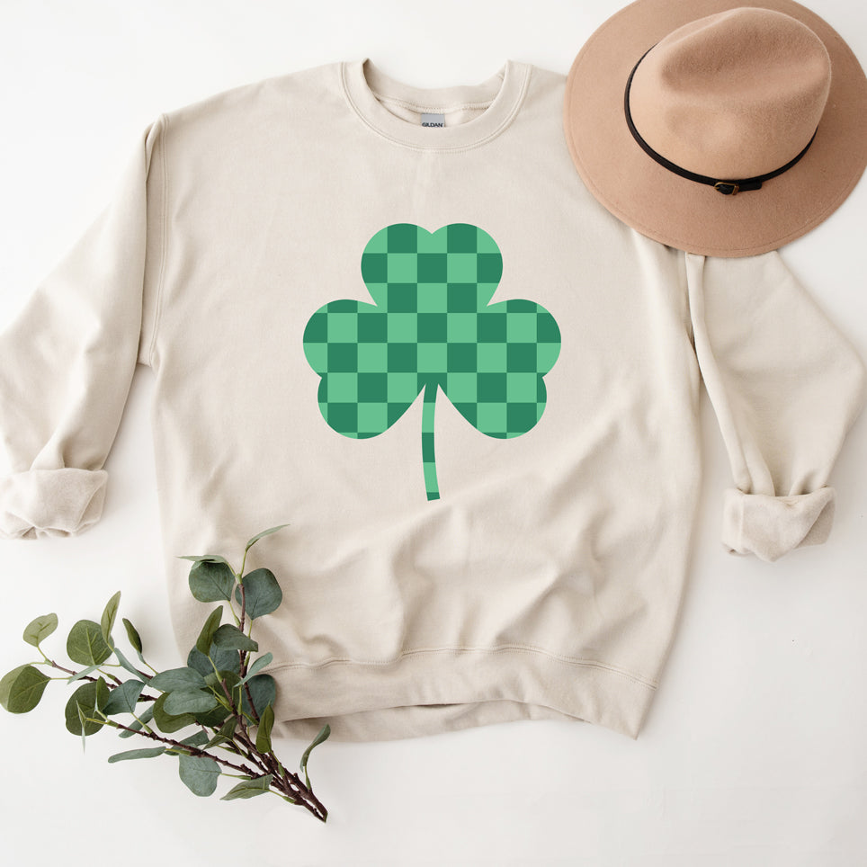 Checker Shamrock | Sweatshirt