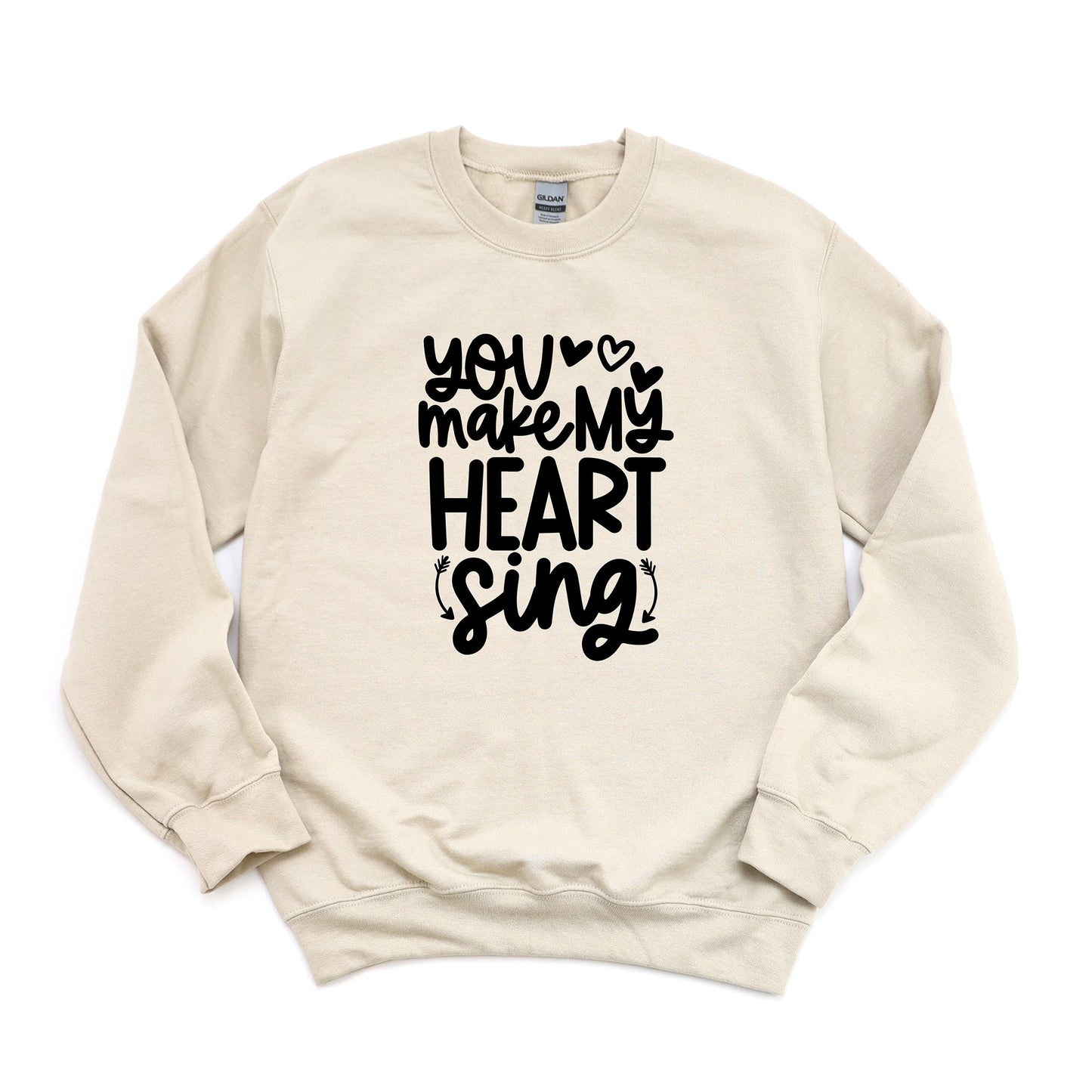 You Make My Heart Sing Hearts | Sweatshirt