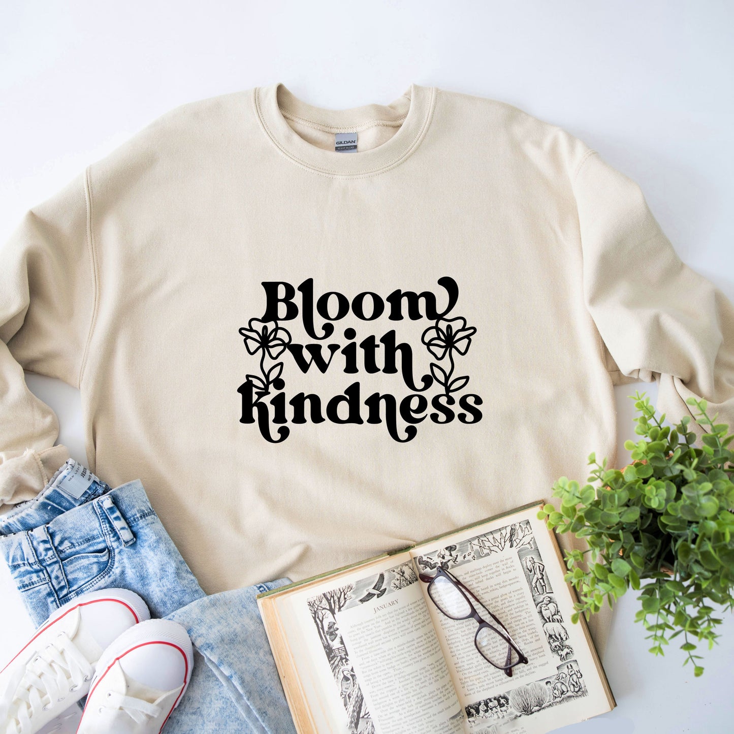 Bloom With Kindness | Sweatshirt