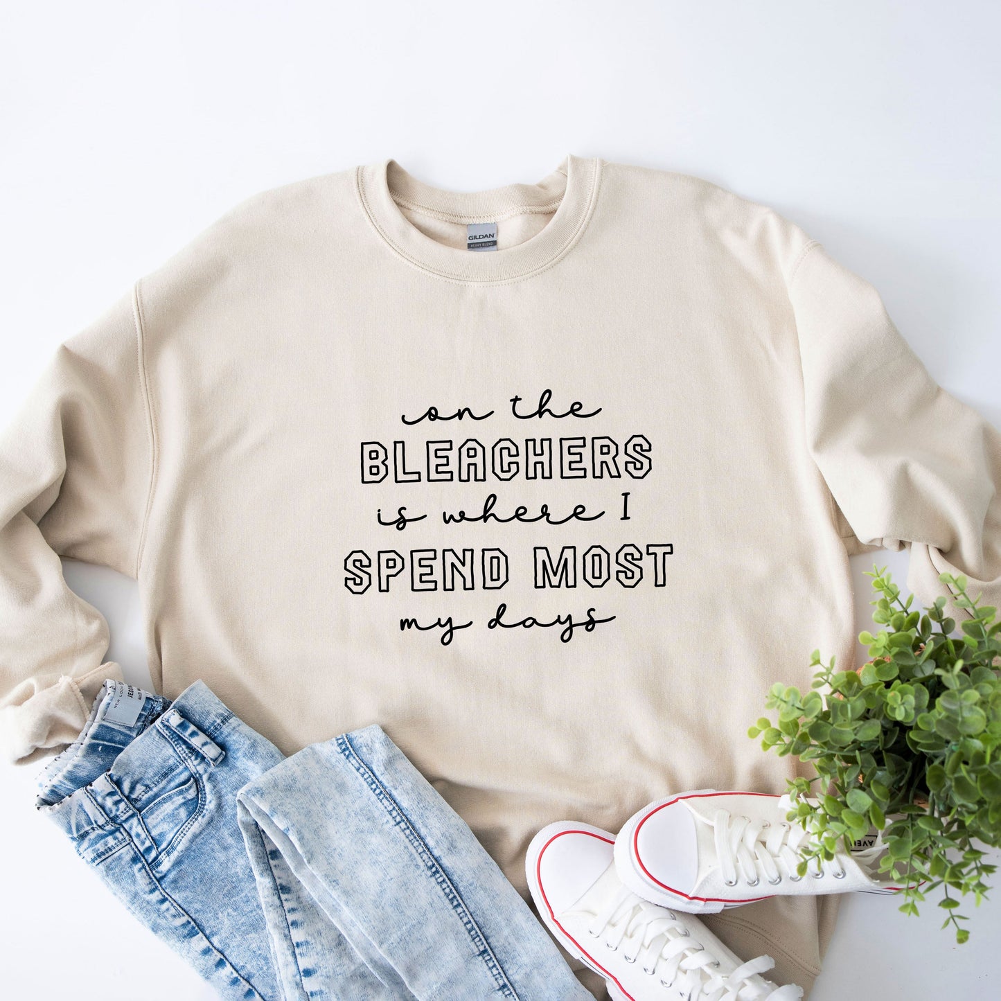 On The Bleachers Is Where I Spend Most My Days | Sweatshirt
