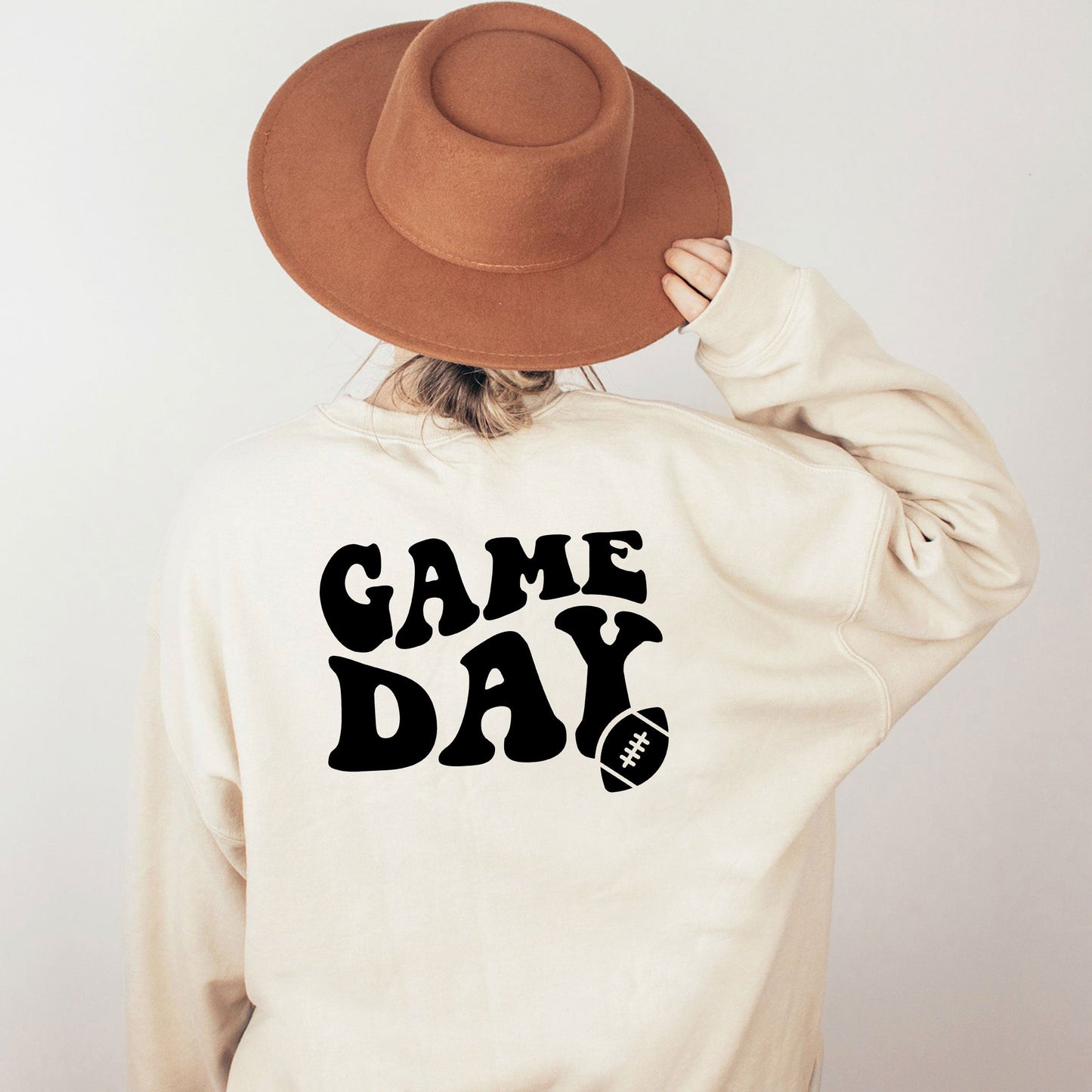 Game Day Football Front and Back | Sweatshirt